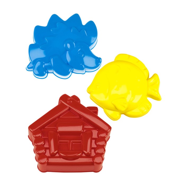 Песочный набор №91: ведро №8 «Единорог Лучик», лопатка 22 см, лейка, формочки 3 шт. 63234