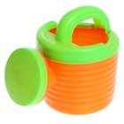 Песочный набор в сетке: ведёрко с крышкой, лейка, грабли, лопатка, формочки 2 шт., МИКС - фото 24247714