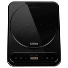 Плитка индукционная Kitfort КТ-163, 1400 Вт, 1 конфорка, таймер, чёрная - Фото 8