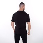 Футболка мужская «Дракон», цвет чёрный/принт белый, размер 58 - фото 24712908