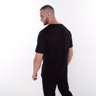 Футболка мужская «Дракон», цвет чёрный/принт красный, размер 60 9629646