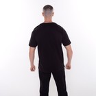 Футболка мужская «Дракон», цвет чёрный/принт красный, размер 60 9629646