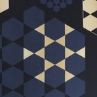 Простыня на резинке Этель "Золотые соты" 180х200 + 25 см, 100% хлопок - фото 53476393