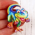 Деревянный значок «Тираннозавр» - Фото 2