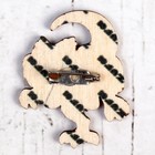 Деревянный значок «Тираннозавр» - Фото 4