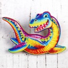 Деревянный значок «Плезиозавр» - Фото 1