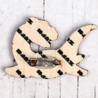 Деревянный значок «Плезиозавр» - Фото 4