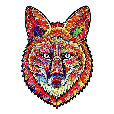 Деревянный пазл с двухслойной крышкой «Сказочный лис»