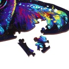 Деревянный пазл с двухслойной крышкой «Мопс» М - фото 24509262