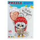 Деревянный пазл «Милый пингвин» S - Фото 1