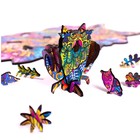 Деревянный пазл «Сова» - фото 24509272