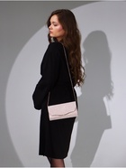 Сумка-клатч на магните, цвет бежевый - Фото 17