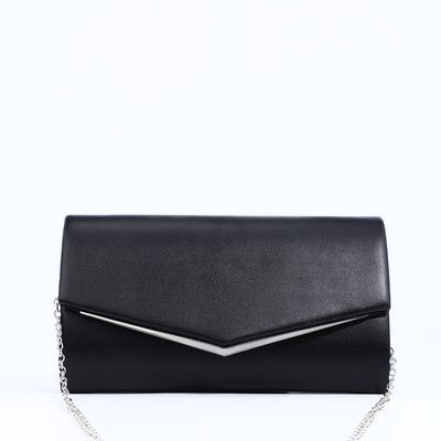 Сумка-клатч на магните, цвет чёрный