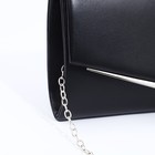 Сумка-клатч на магните, цвет чёрный - Фото 4