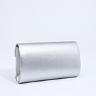 Сумка-клатч на магните, цвет серебряный - фото 22257310