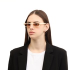 Очки солнцезащитные женские «OneSun. Прямоугольные», uv 400, линза 2.4×5.3 см, бежевый - Фото 6