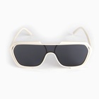 Очки солнцезащитные «OneSun. Маска», uv 400, линза 4.5×5.8 см, белый, чёрный - Фото 1