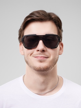 Очки солнцезащитные «OneSun. Маска», uv 400, линза 4.5×5.8 см, чёрный 9447663