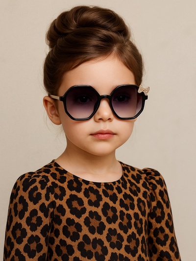 Очки солнцезащитные детские OneSun, uv 400, линза 4.5×4.8 см, 13.4×12.2 см