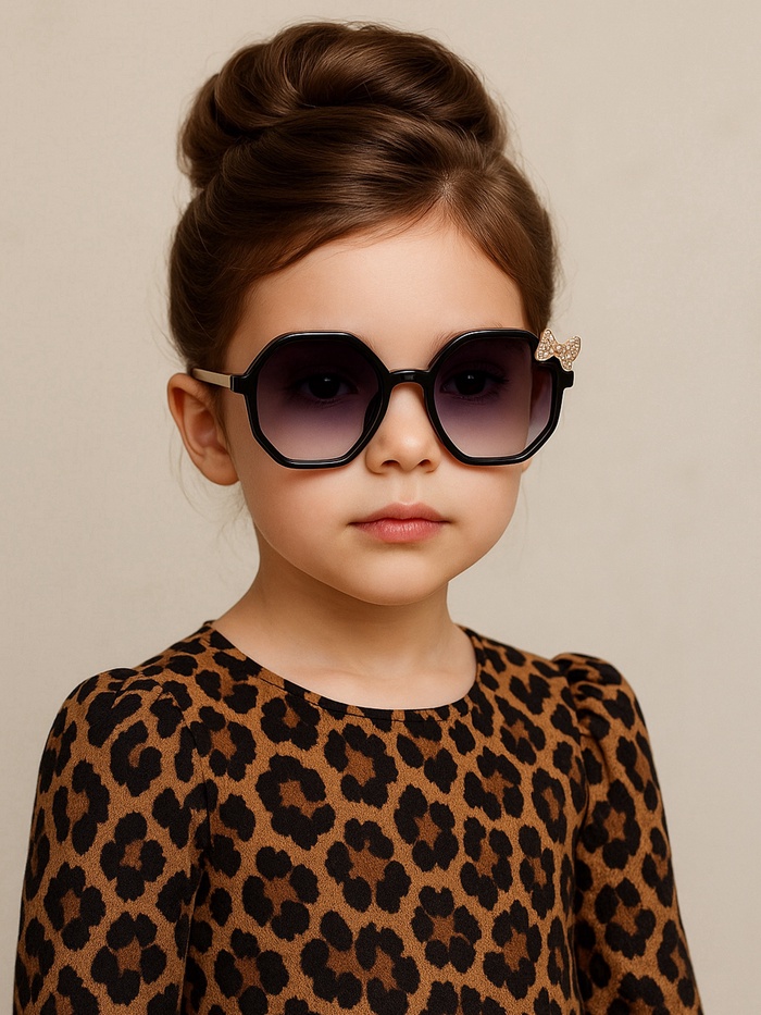 Очки солнцезащитные детские OneSun, uv 400, линза 4.5×4.8 см, 13.4×12.2 см - Фото 1