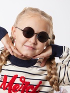 Очки солнцезащитные детские «OneSun. Круглые», чёрный - Фото 6