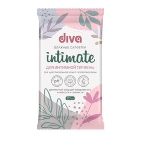 Влажные салфетки Diva Intimate для интимной гигиены, 20 шт 9679828