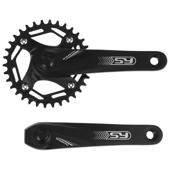 Система 34T, 170 мм, квадрат, алюминий - Фото 1