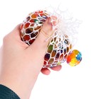 Игрушка «Жмяка. Шар с разноцветными шариками в сетке», 6,5 см - фото 9753663