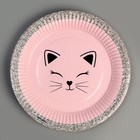 Набор посуды «Кошечка»: салфетки 20 шт., стаканы 6 шт., тарелки 6 шт. - Фото 8
