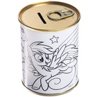 УЦЕНКА Копилка-раскраска с красками "Коплю на подарки", My Little Pony - Фото 5
