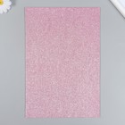 Фетр глиттерный 20х30 см 2 мм, чайная роза (комплект 10 шт) - фото 30800222