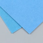 Фетр жесткий 2 мм 20х30 см, голубой МИКС (комплект 10 шт) - фото 28485593