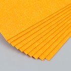 Фетр жесткий 2 мм 20х30 см, тёмно-оранжевый - фото 24544083