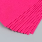Фетр мягкий 1 мм 20х30 см, малиновый (комплект 10 шт) - фото 36666579
