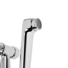 УЦЕНКА Смеситель для ванны ZEIN, короткий излив, кран-букса латунь 1/2", душевой набор, хром - Фото 2