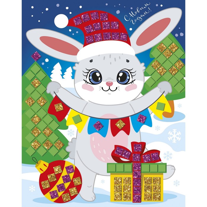 Набор для творчества. Аппликация. «Зайчонок» - Фото 1