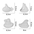 Магниты из гипса под роспись «Кораблики» - фото 24580219