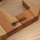 Подставка деревянная для книг, планшетов Adelica, 16.5×12.5×16.5 см, длина 1 детали 22.5 см, берёза - Фото 7