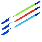 Ручка шариковая СТАММ "049" синяя, 0,7мм, неоновый микс - фото 319505471