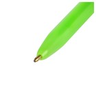 Ручка шариковая СТАММ "049" синяя, 0,7мм, неоновый микс - Фото 5