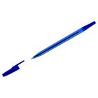 Ручка шариковая СТАММ "049" синяя, 0,7мм, тонированный корпус - фото 10535132