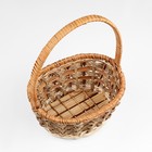 Набор корзин, 5 шт, 34х30х12/40; 31х27х12/38; 27х23х11/35;25х20х11/37;20х16х9/28 см, лоза - фото 22258781