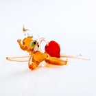 Фигура из стекла "Кошка лежачая" 9х5см - фото 49728177