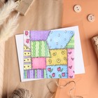 Конверт деревянный резной "Поздравляем!" желтый тон, 8х16 см - фото 38715120