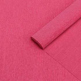 Бумага гофрированная 390 розовая,90 гр,50 см х 1,5 м