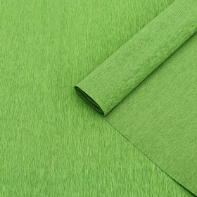 Бумага гофрированная 377 светло-зеленая,90 гр,50 см х 1,5 м Ош