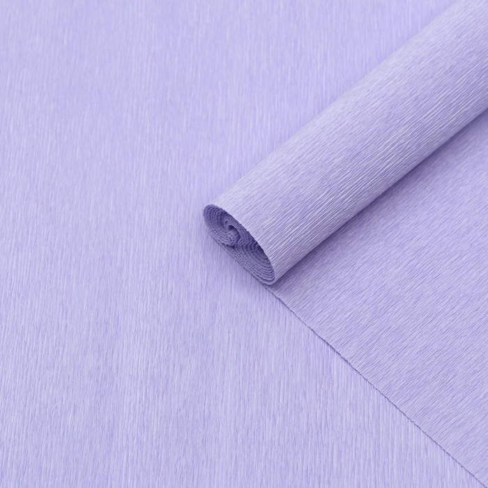 Бумага гофрированная 380 фиолетовый, 90г, 50 см х 1, 5 м - Фото 1