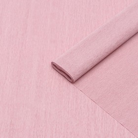Бумага гофрированная 360 бледно-розовый ,90 гр,50 см х 1,5 м
