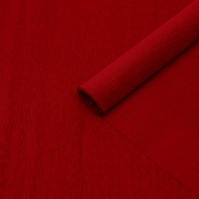 Бумага гофрированная 364 бордово-красный,90 гр,50 см х 1,5 м Ош