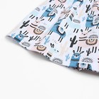 Платье для девочки, цвет белый/лама, рост 104-110 см - фото 68115773